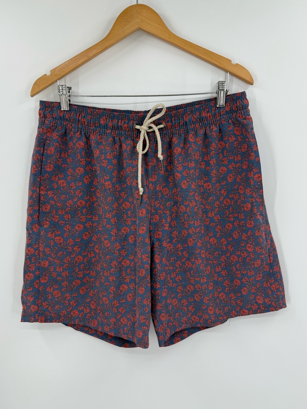 Fair Harbor Bayberry Trunks | Red Mini Floral | XL